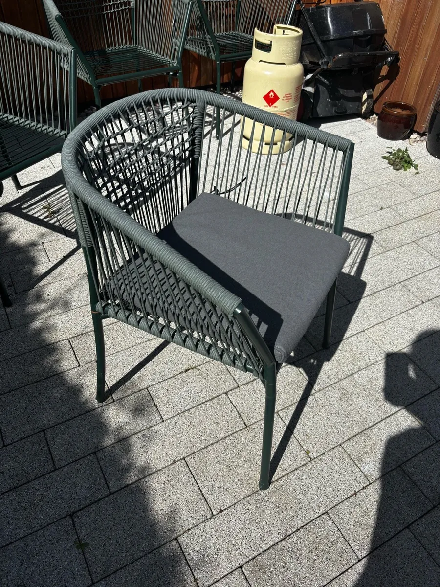 Green Garden Chairs - Image 1