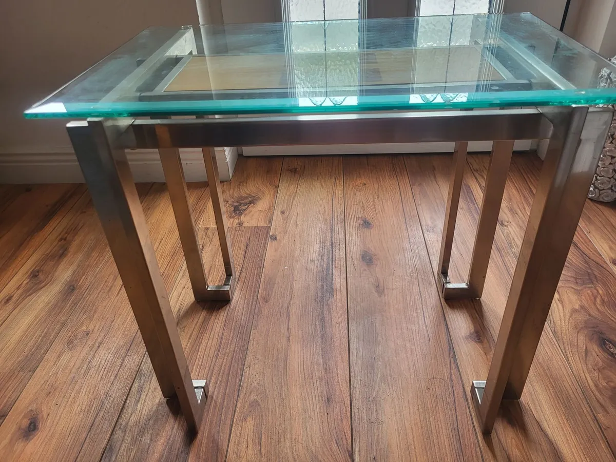 Glass side Table - Image 2