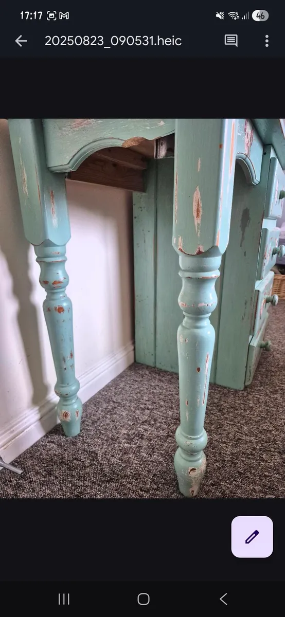 Dressing table with mirror - Image 4
