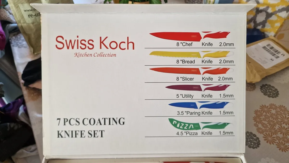 Kitchen knife set 7 piece - Image 1