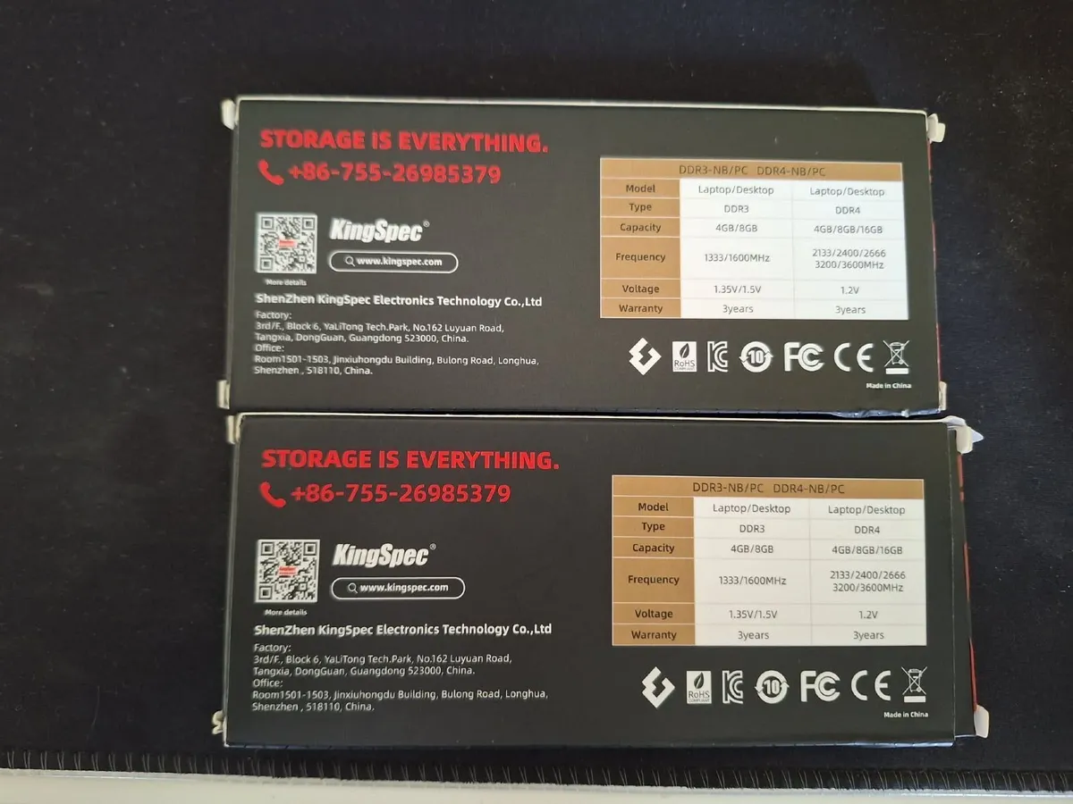 Ram memory, DDR4 RAM, 2x 8GB, KingSpec - Image 3