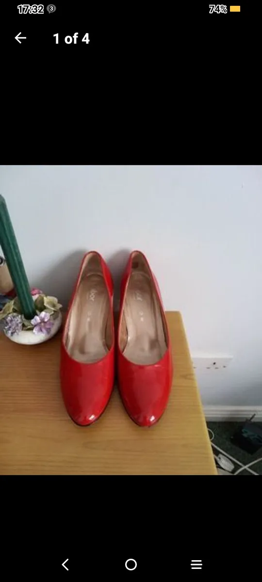 GABOUR Leather new shoes/, FREE bag to match - Image 1
