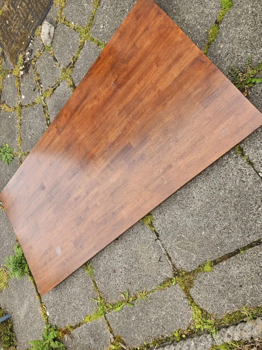 Dark Wood Dining Table - Image 3