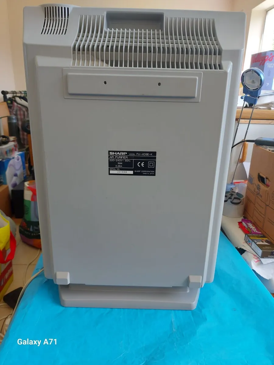 SHARP AIR PURIFIER, Model FU-40SE-K, in excellent - Image 2