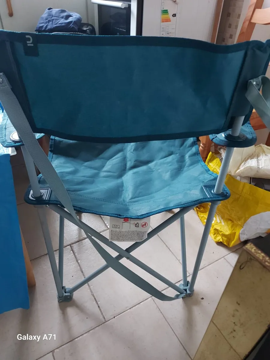 5 x QUECHUA Camping Chairs, All New Condition - Image 4
