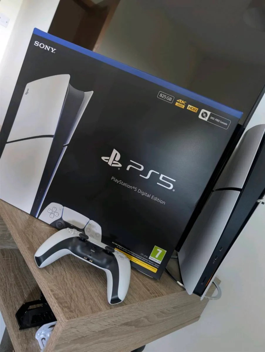 PlayStation 5 Digital, Slim  W/Box/Receipt - Image 1