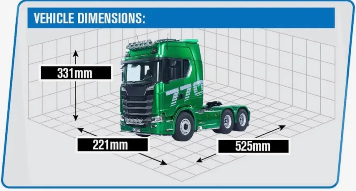 Rc Kabolite Scania 770S and Semi Trailer - Image 4