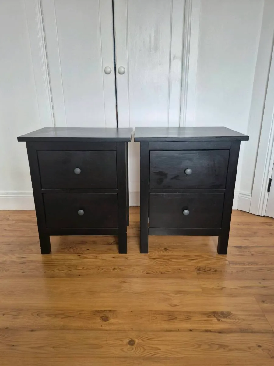 Set of IKEA Hemnes Bedside lockers - Image 1