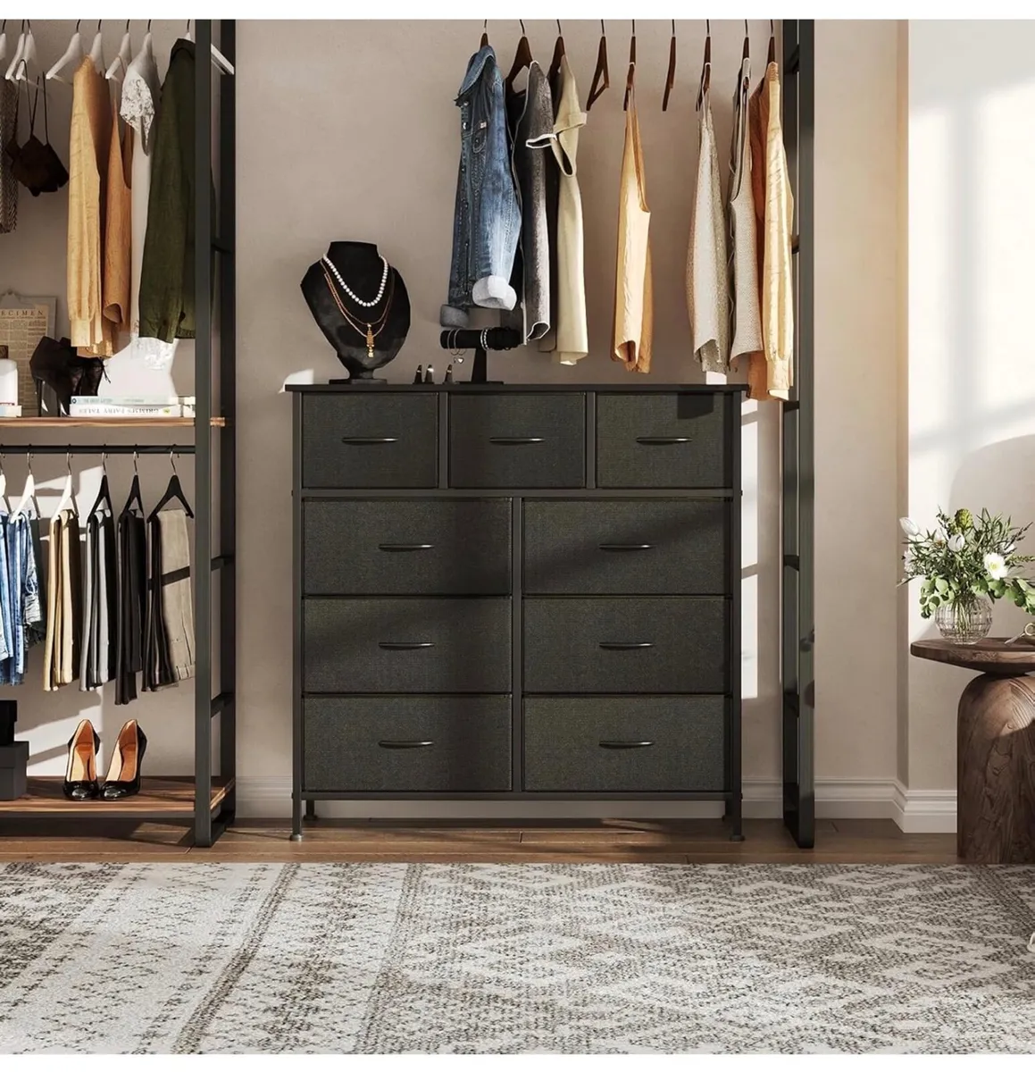 Chest of Drawers,Dresser for Bedroom with 9 Drawer - Image 1