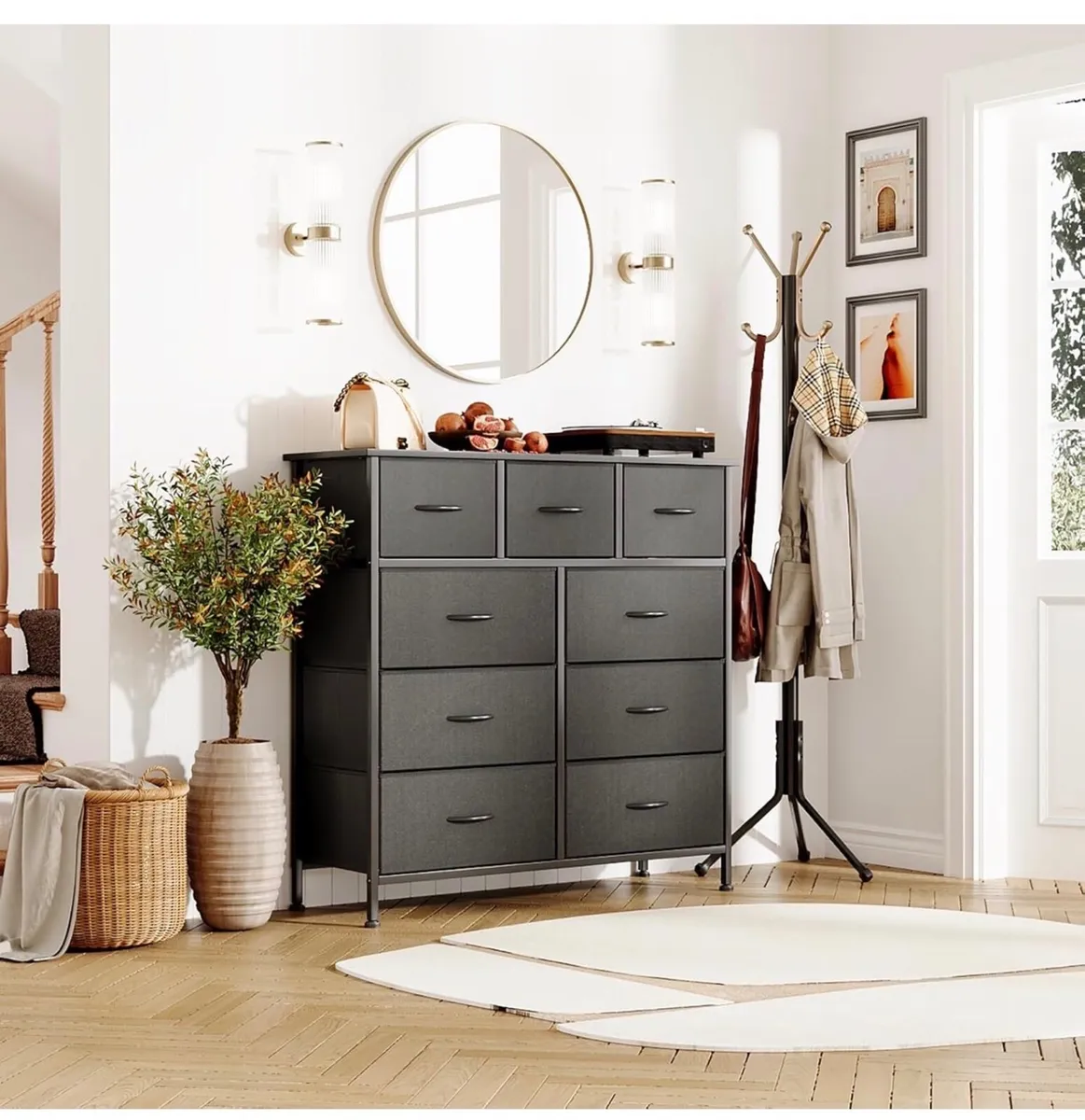 Chest of Drawers,Dresser for Bedroom with 9 Drawer - Image 4