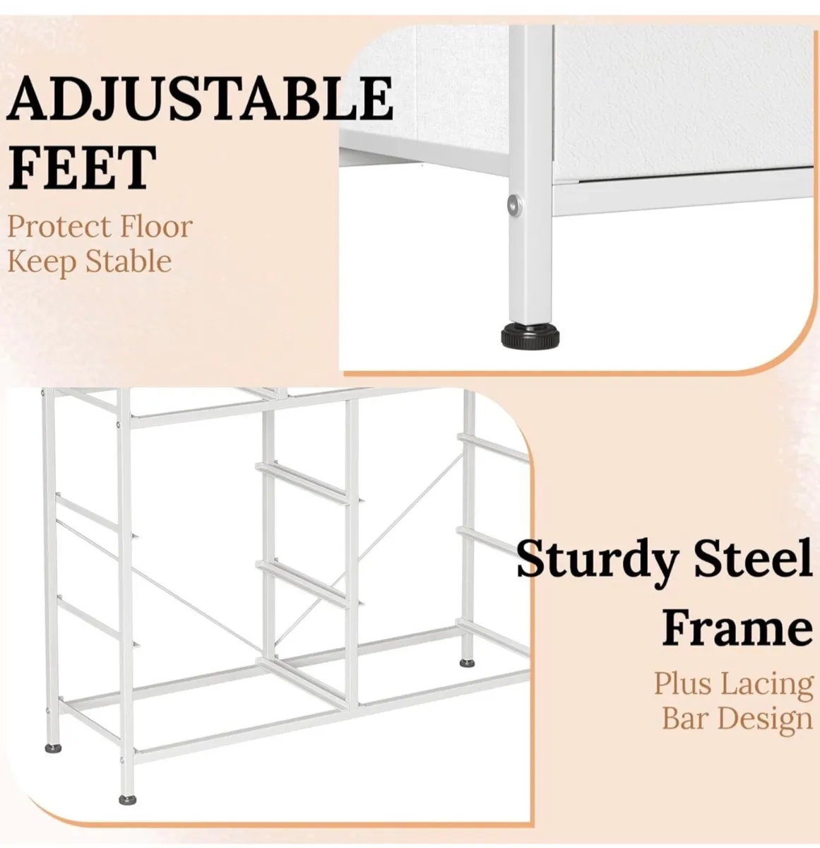 Chest of Drawers,Dresser for Bedroom with 9 Drawer - Image 3