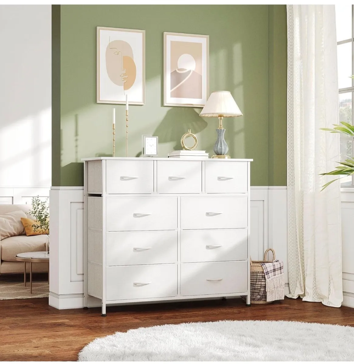 Chest of Drawers,Dresser for Bedroom with 9 Drawer - Image 1