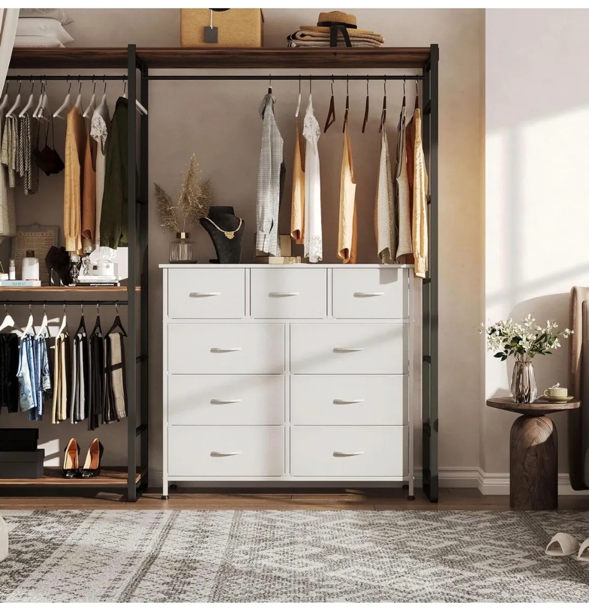 Chest of Drawers,Dresser for Bedroom with 9 Drawer - Image 2