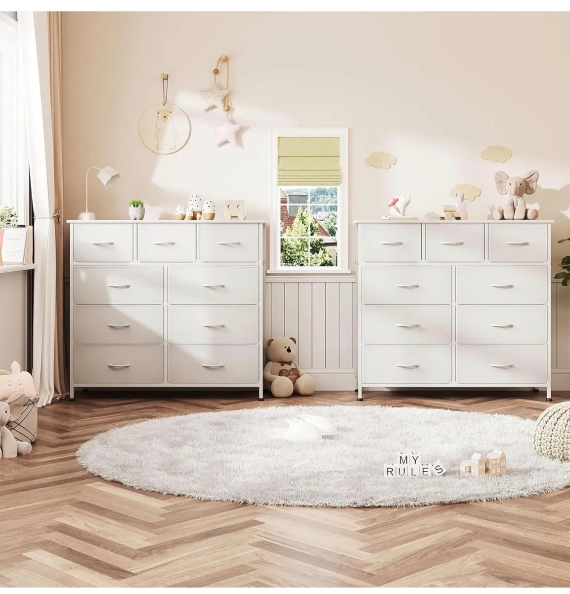 Chest of Drawers,Dresser for Bedroom with 9 Drawer - Image 4