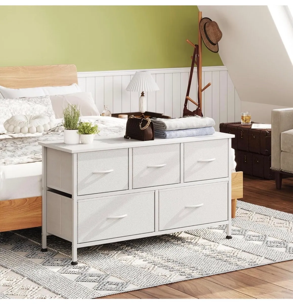 Chest of Drawers,Dresser for Bedroom with 5 Drawer - Image 1