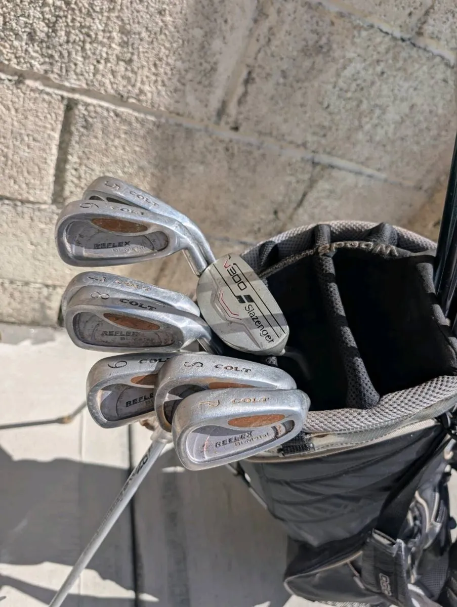 Adult Golf clubs & trolley first come - Image 4