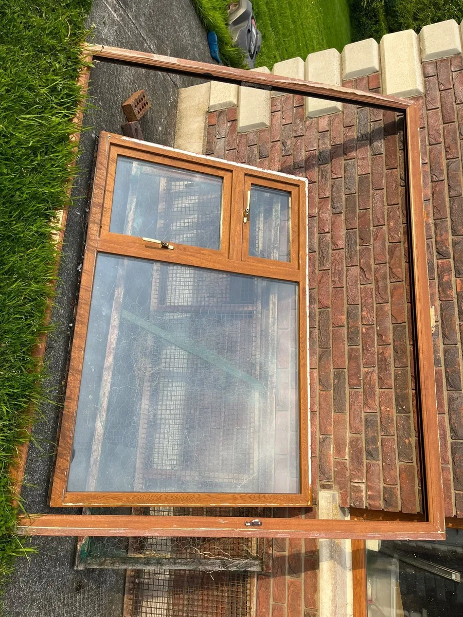 Tripe glaze doors - two doors and frame - Image 4