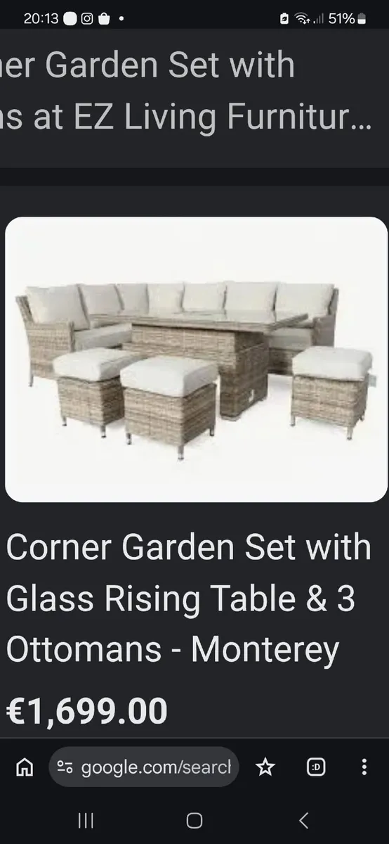 Garden furniture
