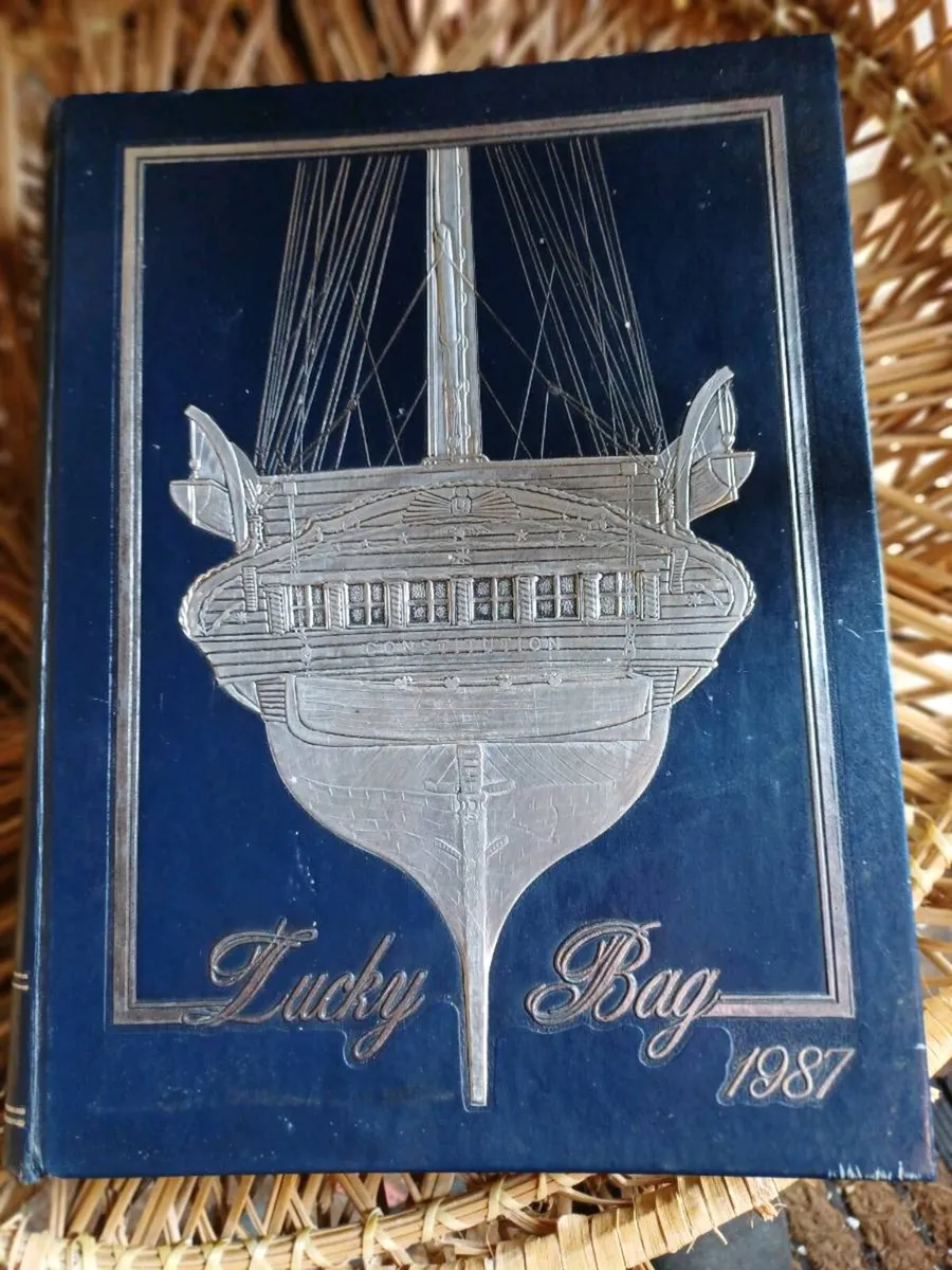 1987 Lucky Bag Yearbook United States Navy - Image 1