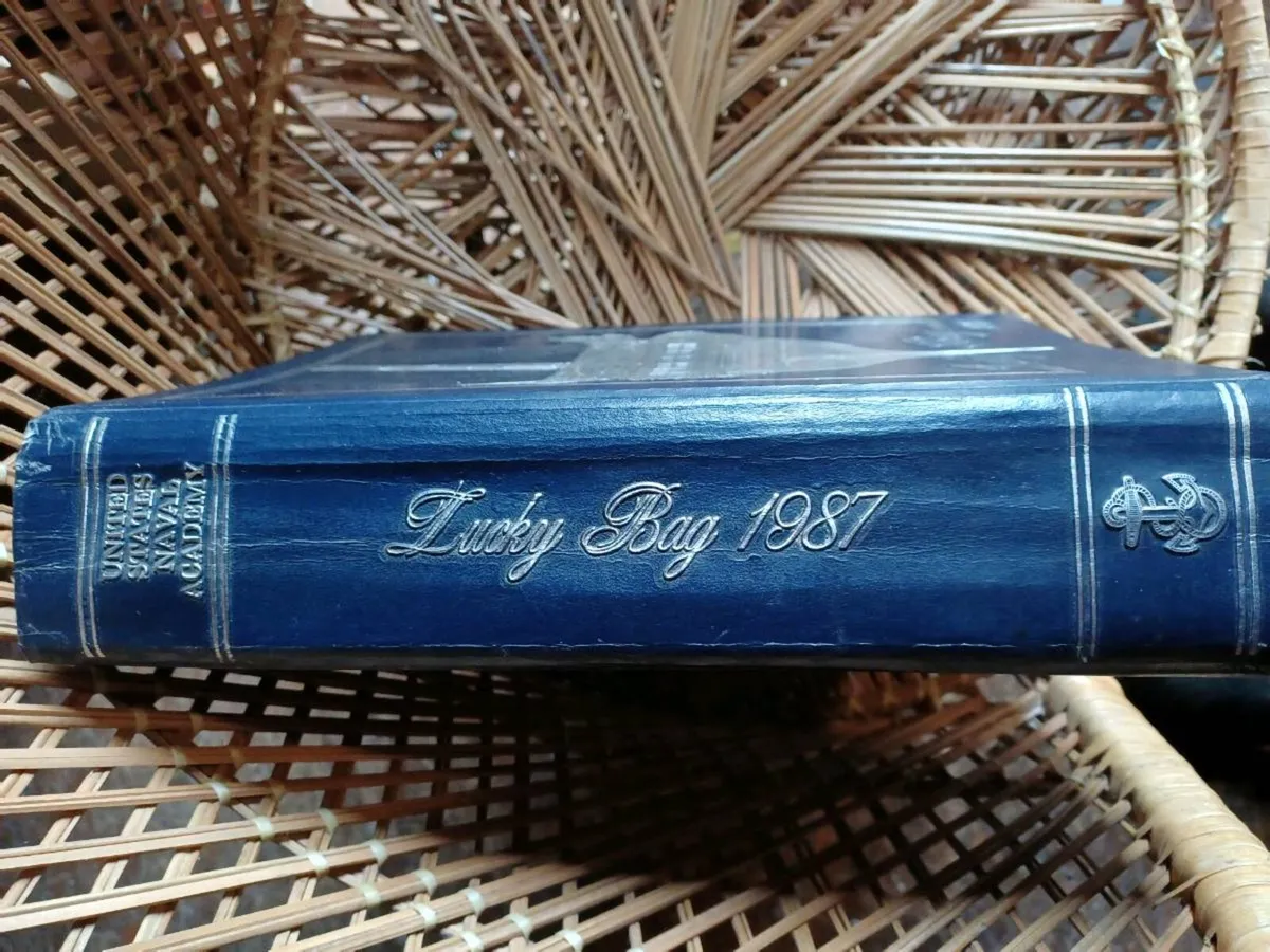 1987 Lucky Bag Yearbook United States Navy - Image 2