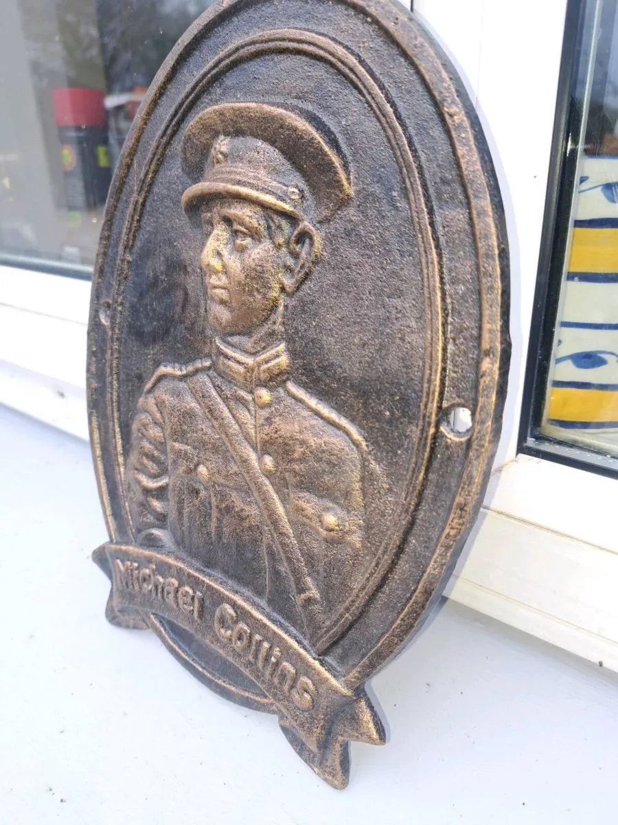 Michael Collins cast iron sign - Image 3