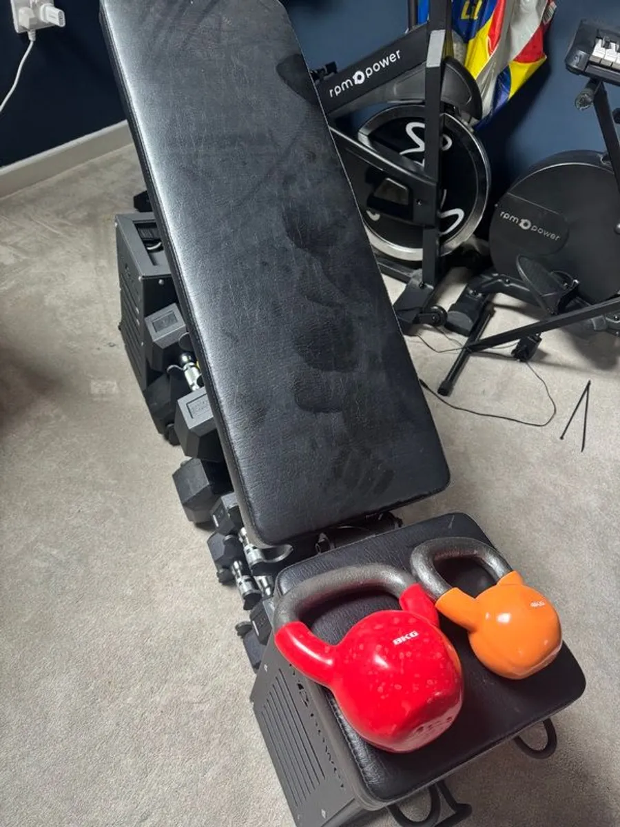 Strength Multi-Functional Storage Bench with weights - Image 1