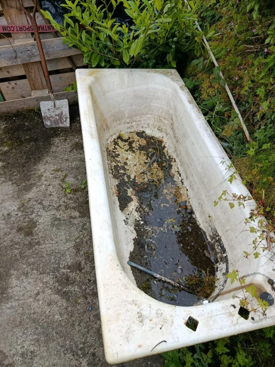 Cast iron bath