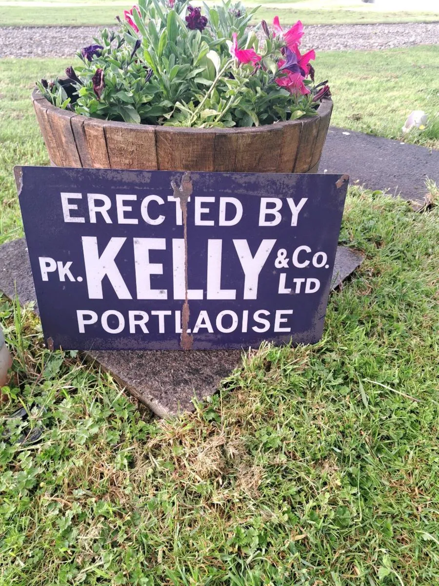 Kelly  portloish metal sign - Image 1