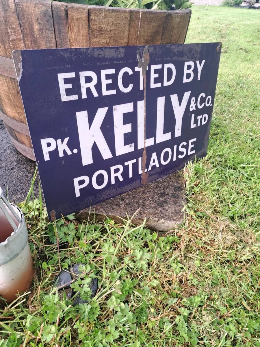 Kelly  portloish metal sign - Image 2