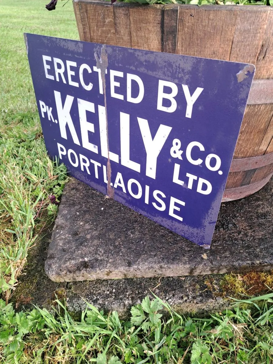 Kelly  portloish metal sign - Image 3