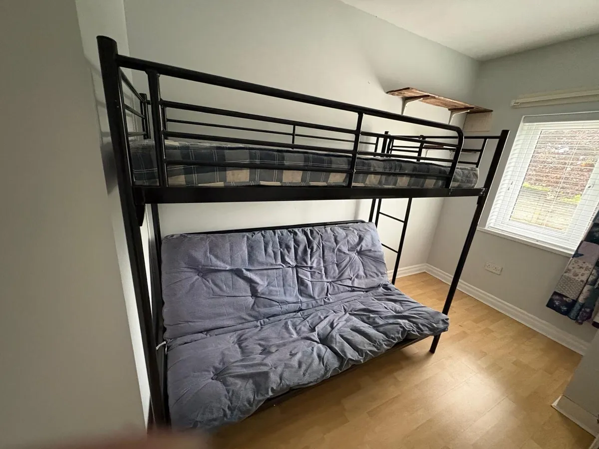 Bunk Bed with fold out couch for sale - Image 1