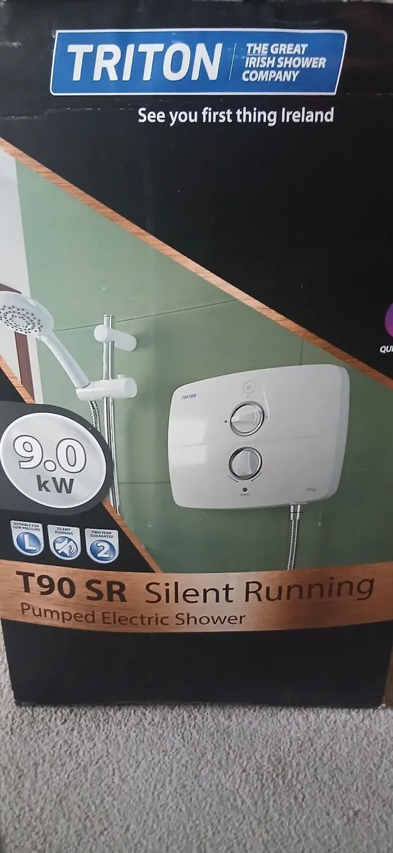 Electric shower never used