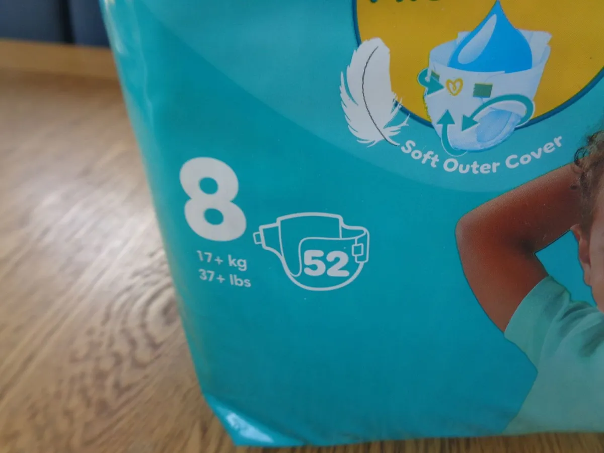 Pampers Baby Dry Jumbo Pack of Nappies for Sale - Image 3