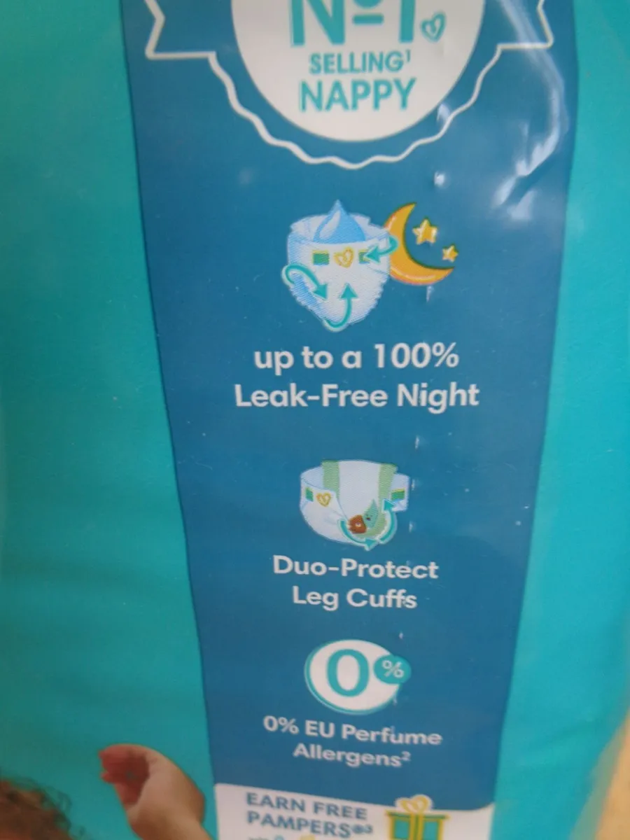 Pampers Baby Dry Jumbo Pack of Nappies for Sale - Image 4