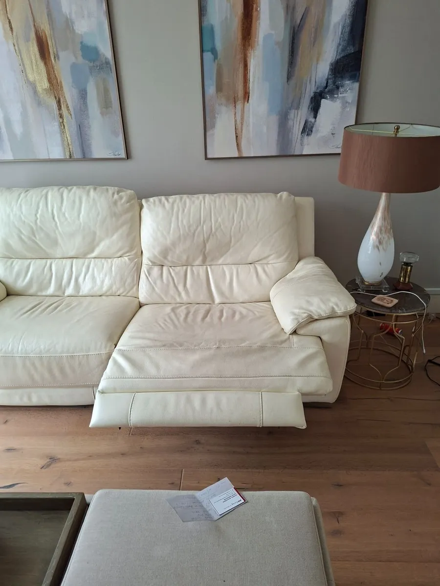 Sofa Leather Recliner with USB Charger - Image 3