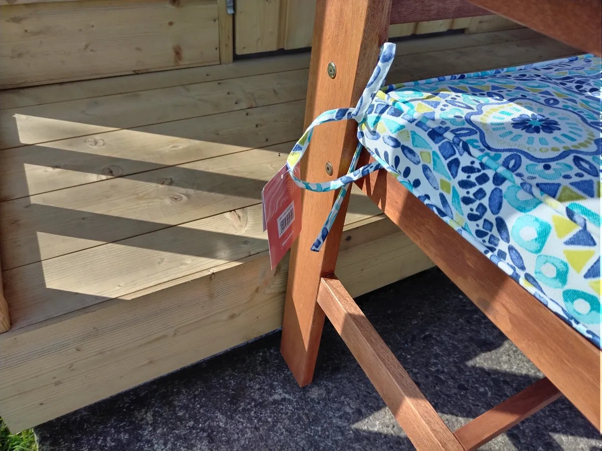 Garden 2 Seater Bench and Cushion €150 - Image 4