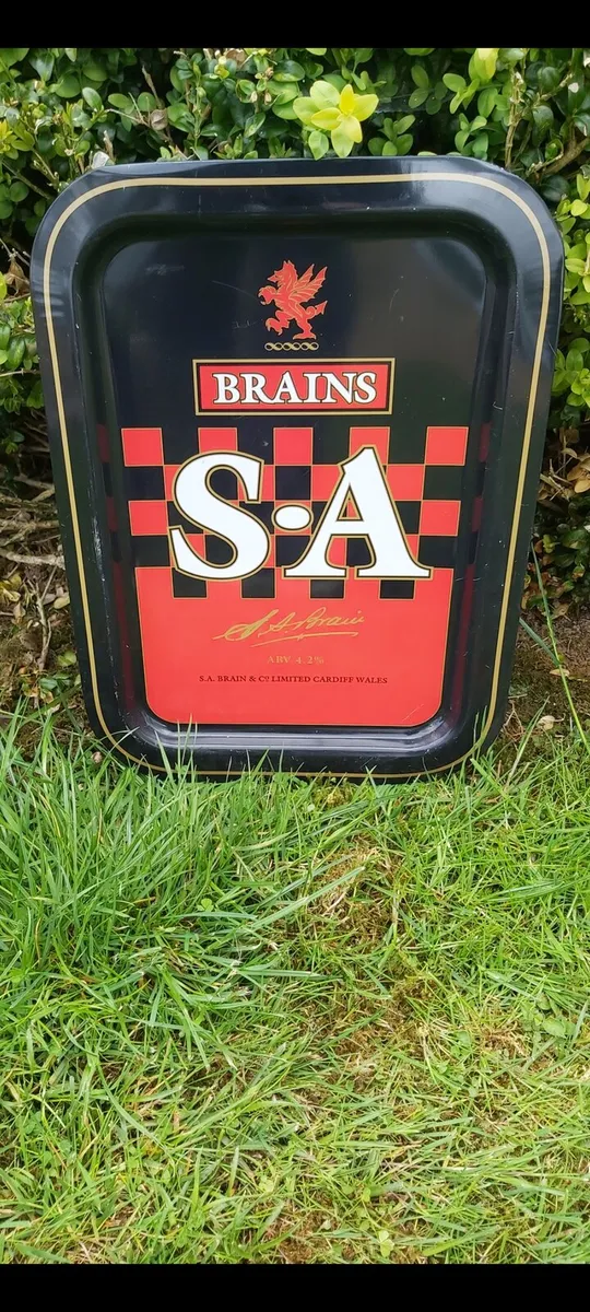 Old beer tray