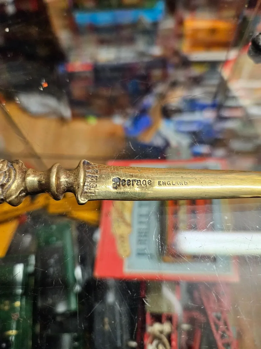 Vintage Antique Brass Owl Letter Opener - Image 2