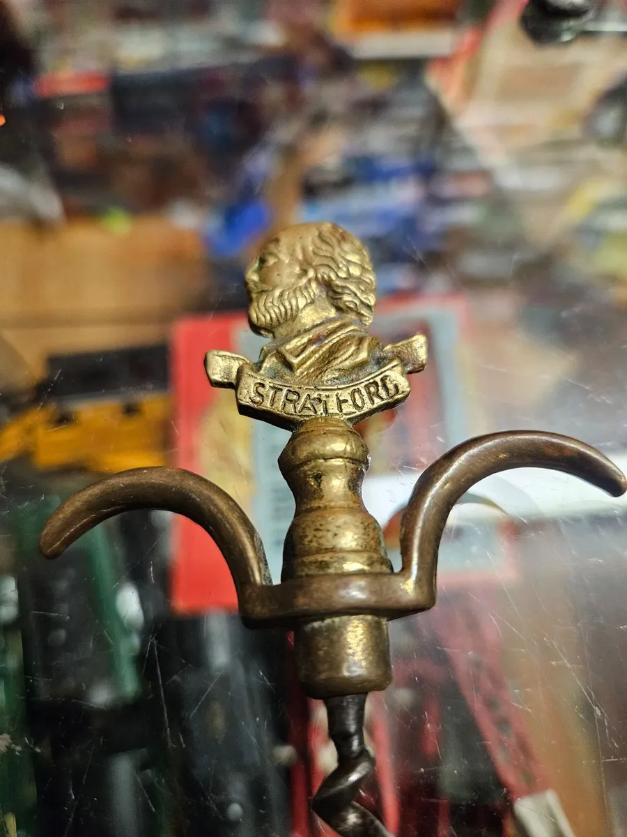 Vintage Antique Brass Cork Screw - Image 3