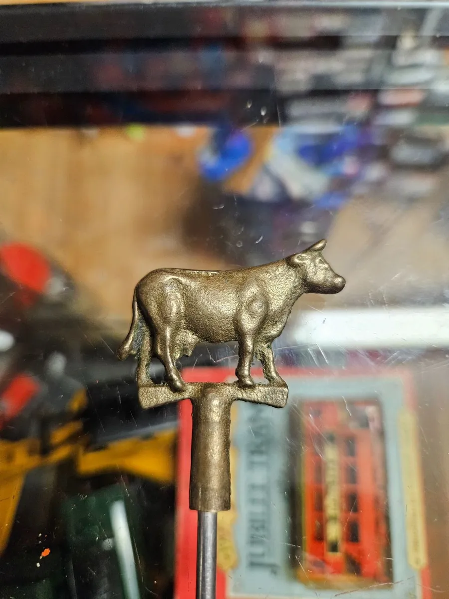 Vintage Brass Meat Skewer - Image 2