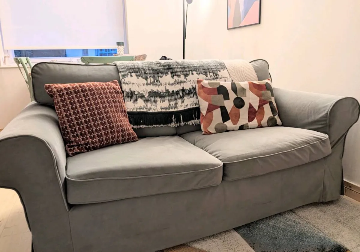 2-Seater IKEA Ektorp Couch - Image 1