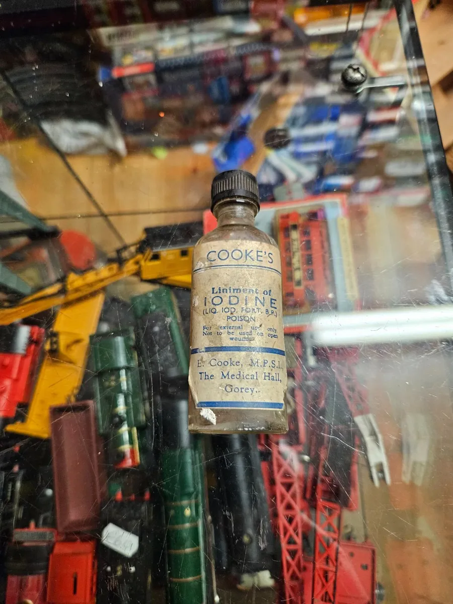 Vintage Iodine Bottle E Cook Gorey Wexford - Image 2