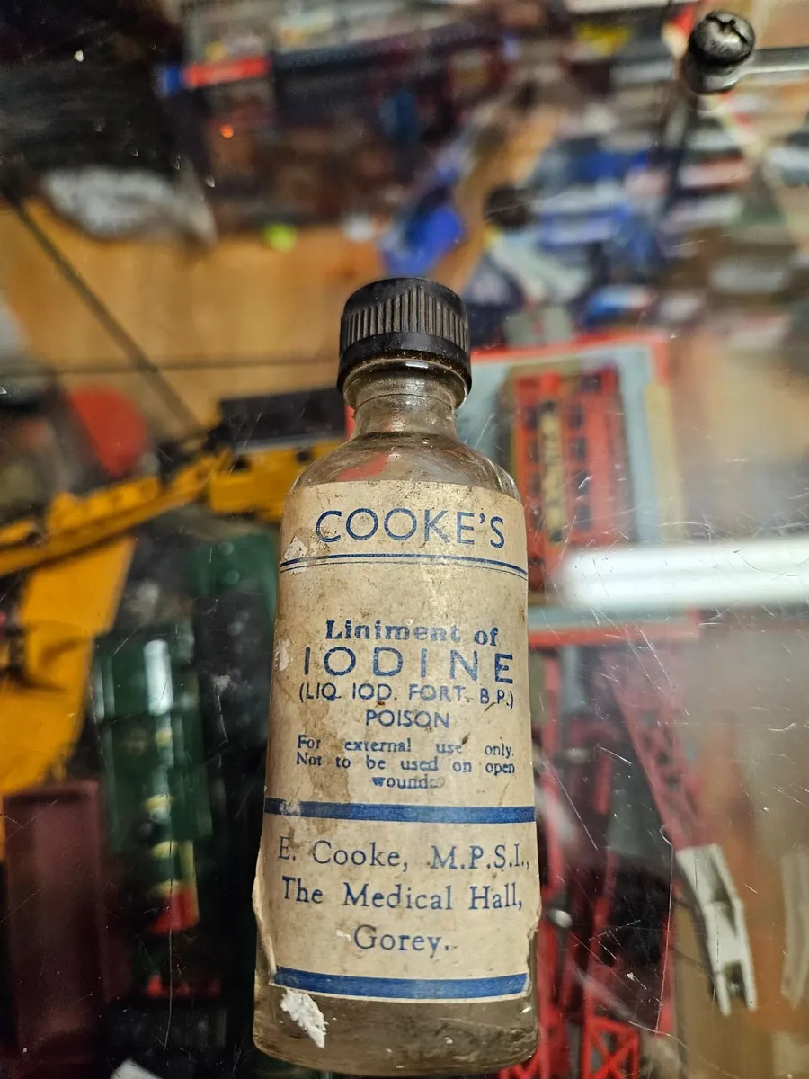Vintage Iodine Bottle E Cook Gorey Wexford - Image 3