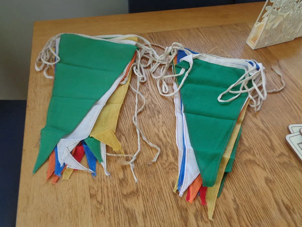 Vintage Bunting x 2 for Sale - Image 1