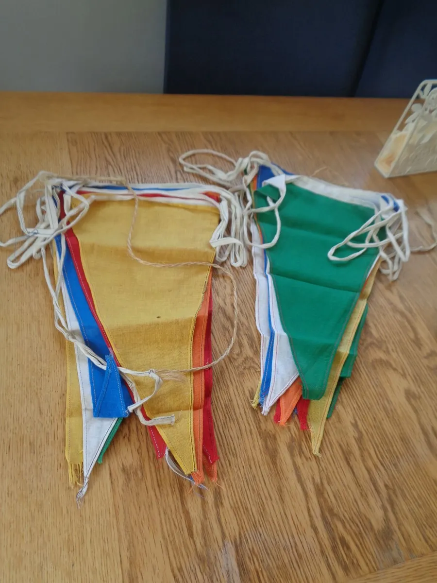 Vintage Bunting x 2 for Sale - Image 2