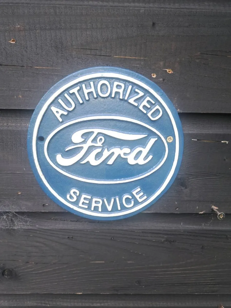 Ford  service  cast iron sign - Image 1