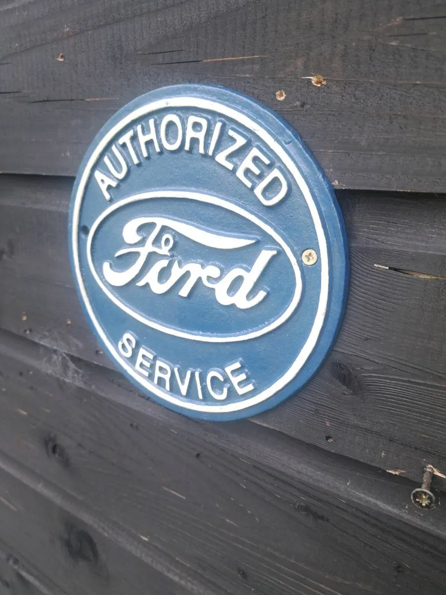 Ford  service  cast iron sign - Image 2