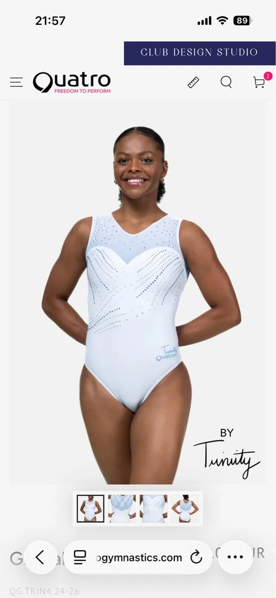 Trinity Glacial Quatro leotard - Image 1