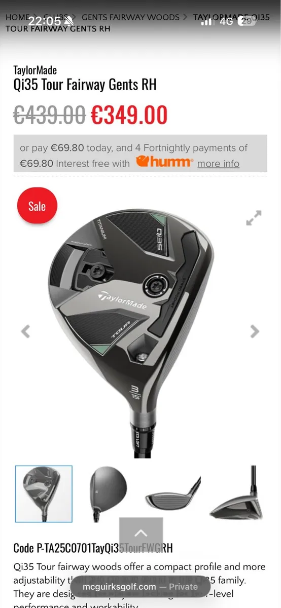 Taylormade 3 wood heads qi10+qi35 - Image 4