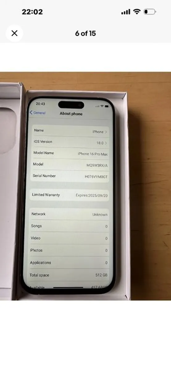 iPhone 16 pro max 512gb Unlocked - Image 4